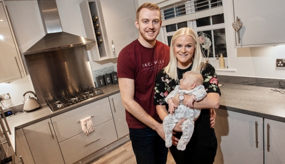 First home and first baby for Darlington family