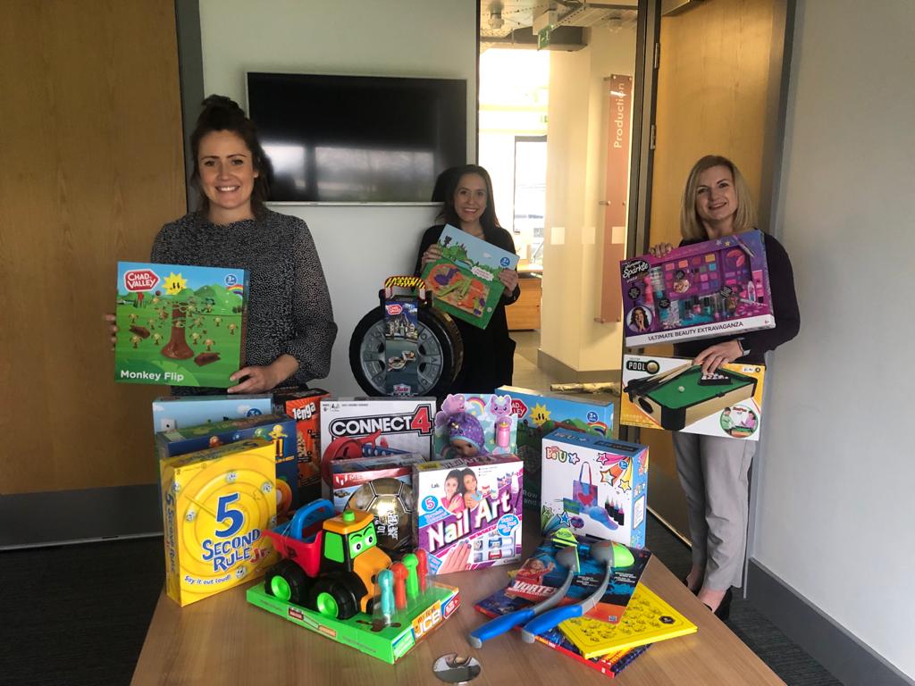 Cumbria and Scotland Sales team donate Christmas toys to kids in need